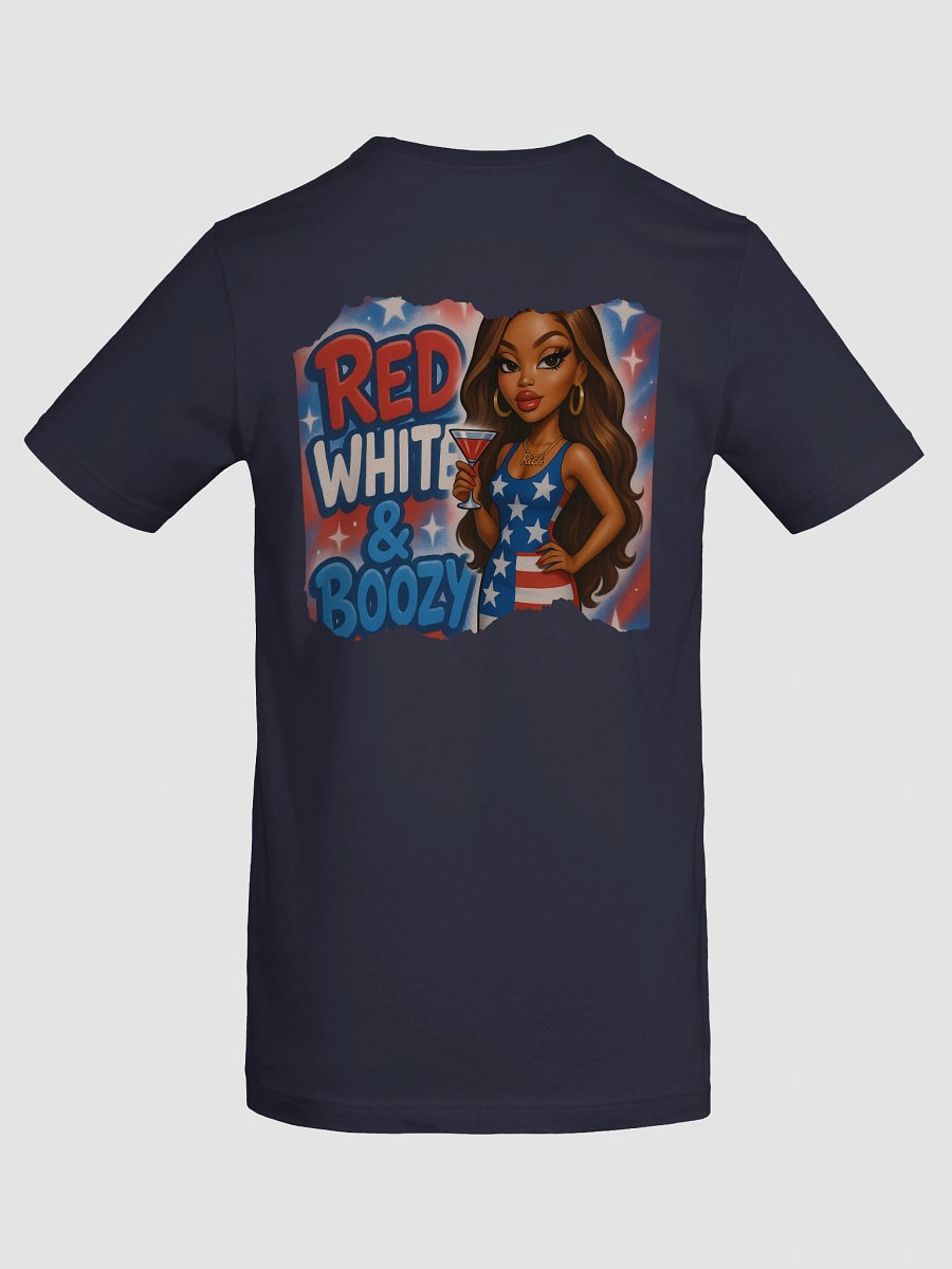 Red, White & Boozy Graphic Tee product image (23)