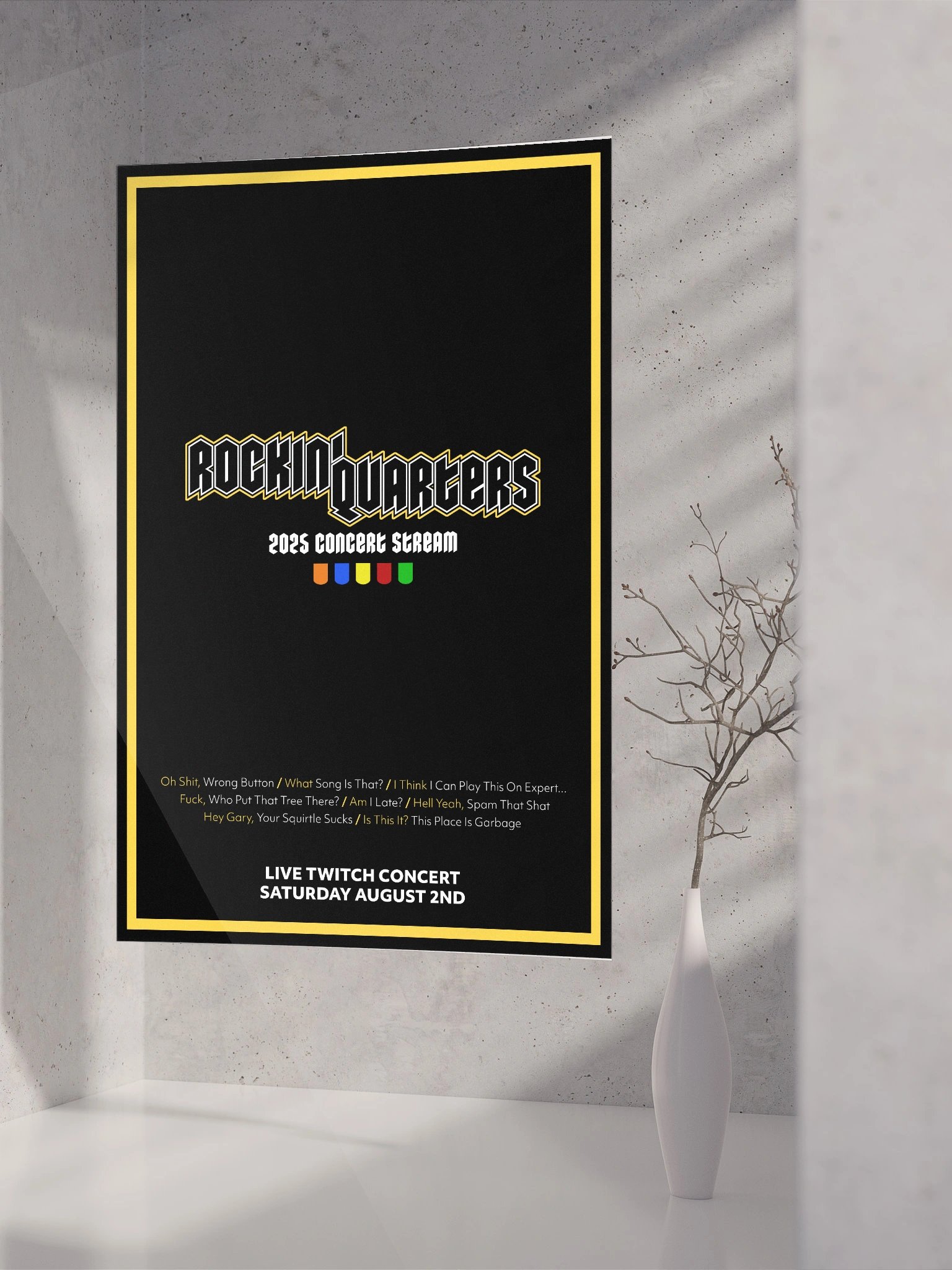 Rockin' Quarters 2025 Concert Poster! product image (8)