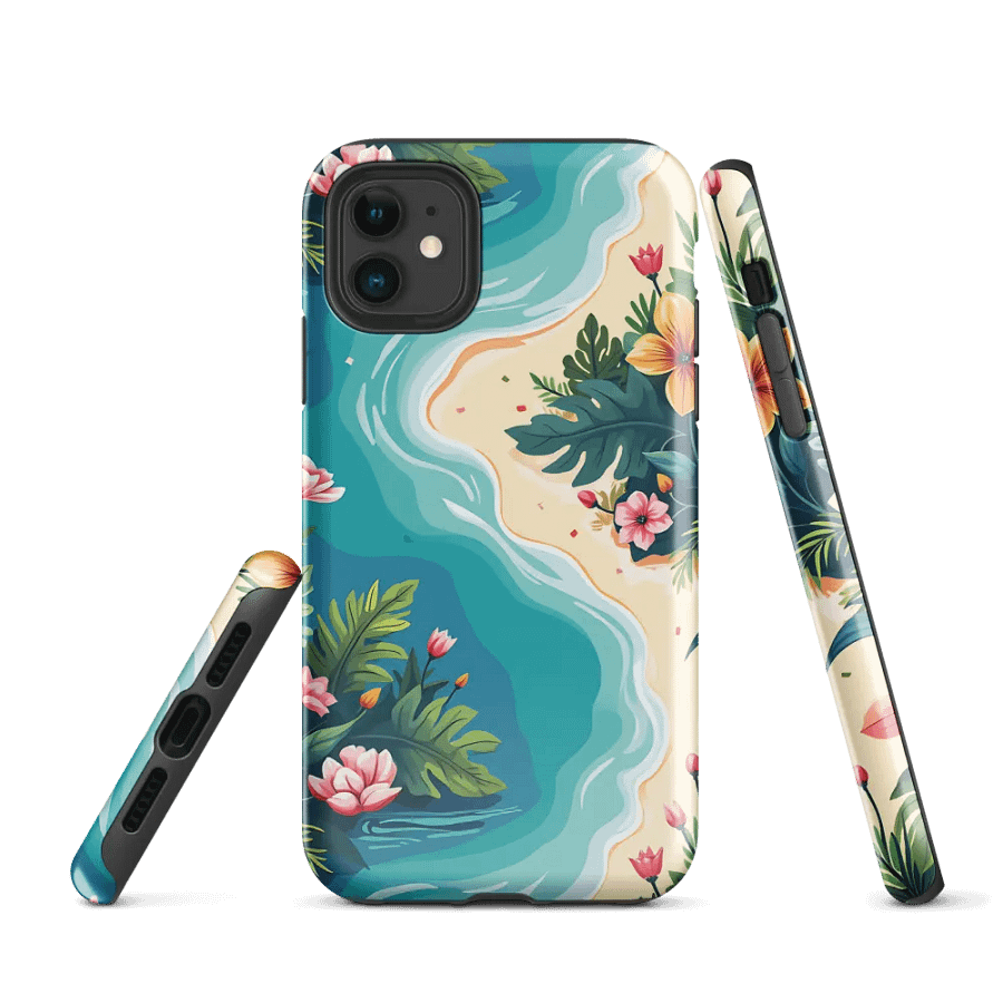 Tropical Waves iPhone® Tough Case product image (1)