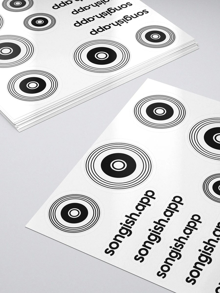 THE SONGISH STICKER SHEET v1 product image (7)