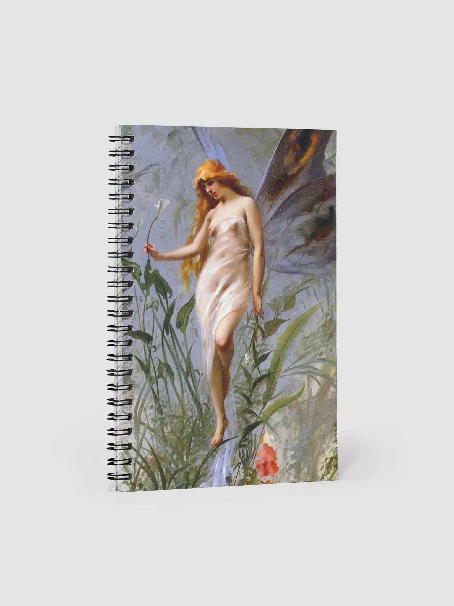 ''The Lily Fairy'' by Falero Luis Ricardo Spiral Notebook product image (4)