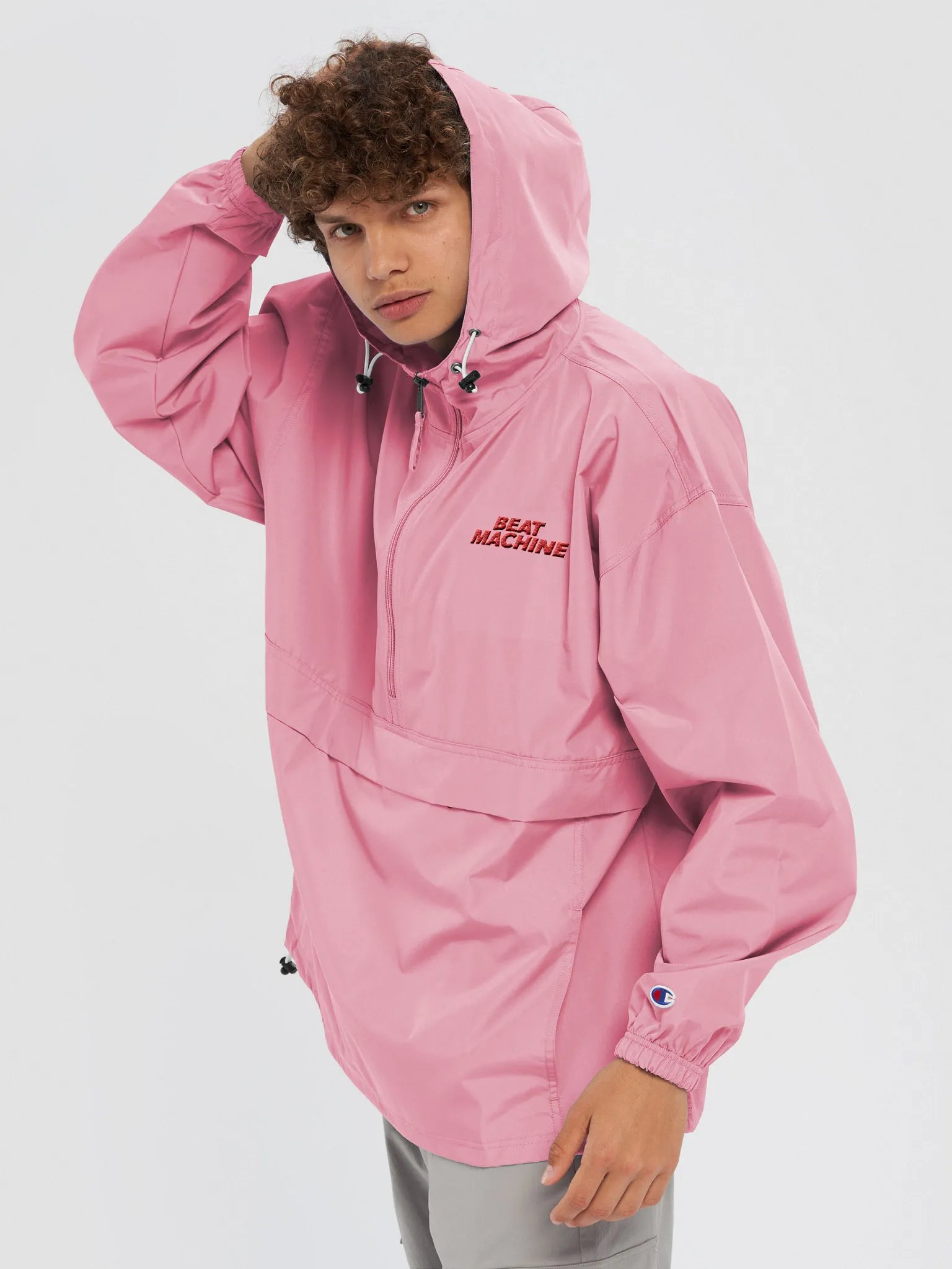 BEAT MACHINE Pink Hoodie product image (5)