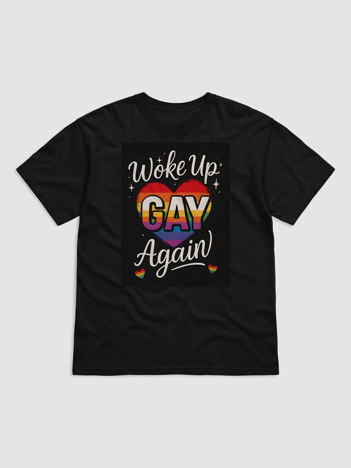 "Woke Up Gay Again" Pride Tee product image (1)