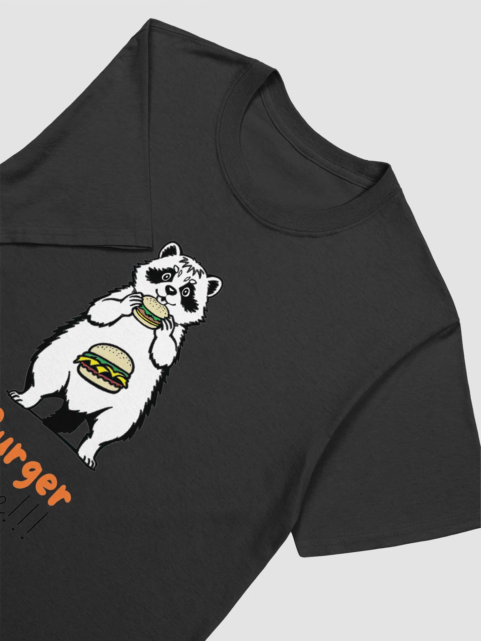 Burger Time Raccoon T-Shirt product image (20)