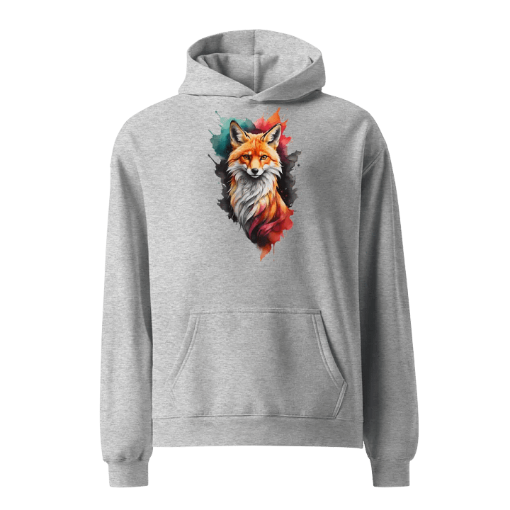 Vibrant Fox Illustration Premium Hoodie product image (1)