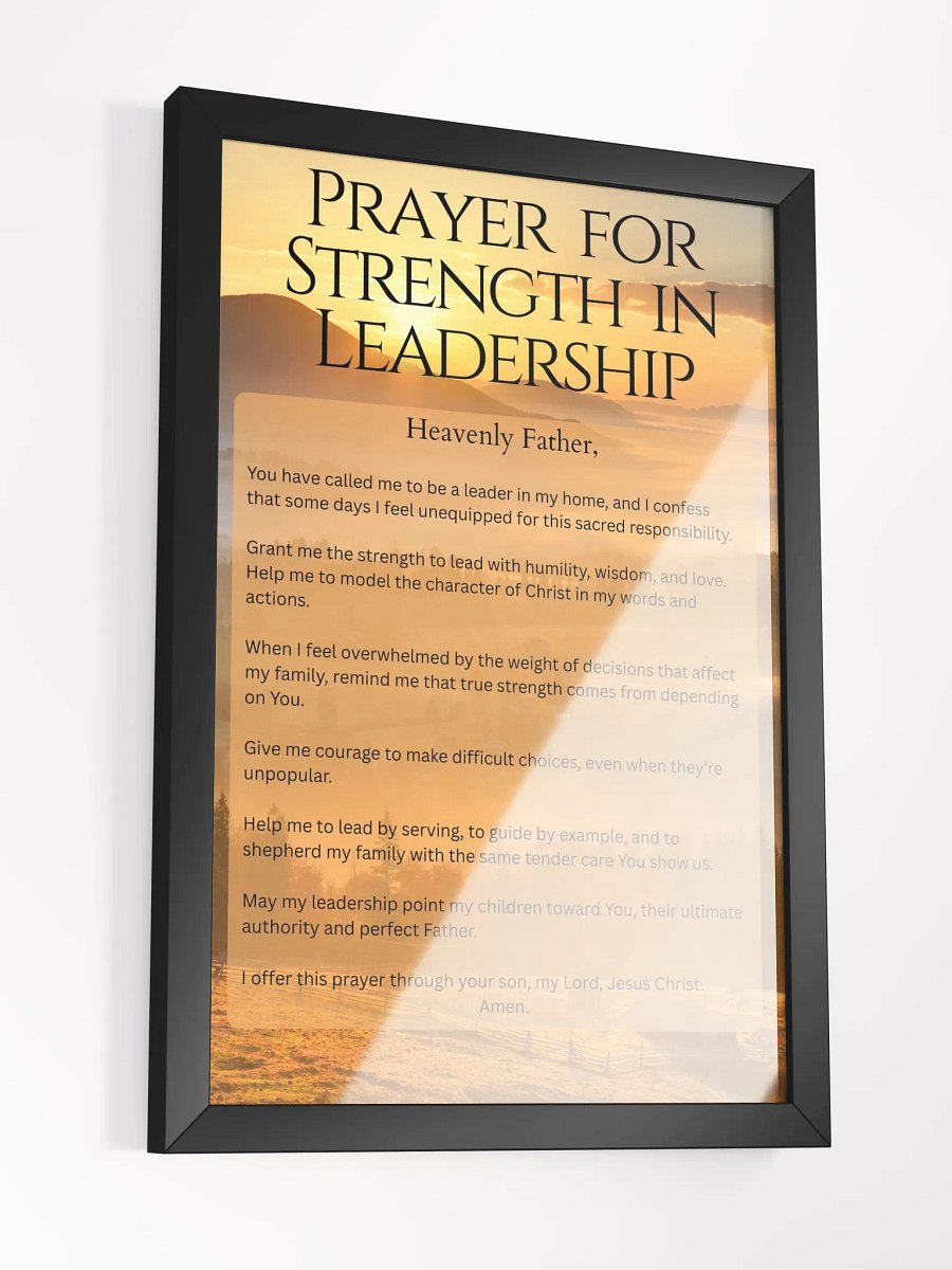 Prayer for Strength in Leadership product image (19)