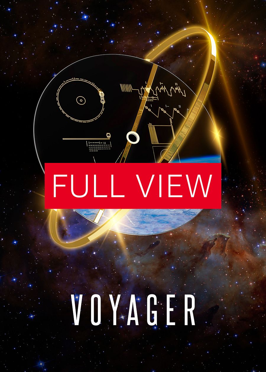 Voyager 1 Golden Record, 3D — space poster, science print product image (4)