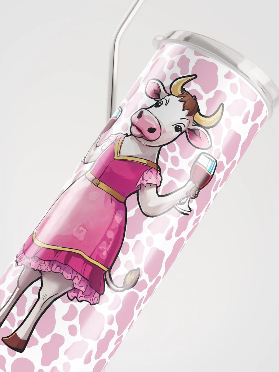 Tipsy on Wine Cow Tumbler product image (5)