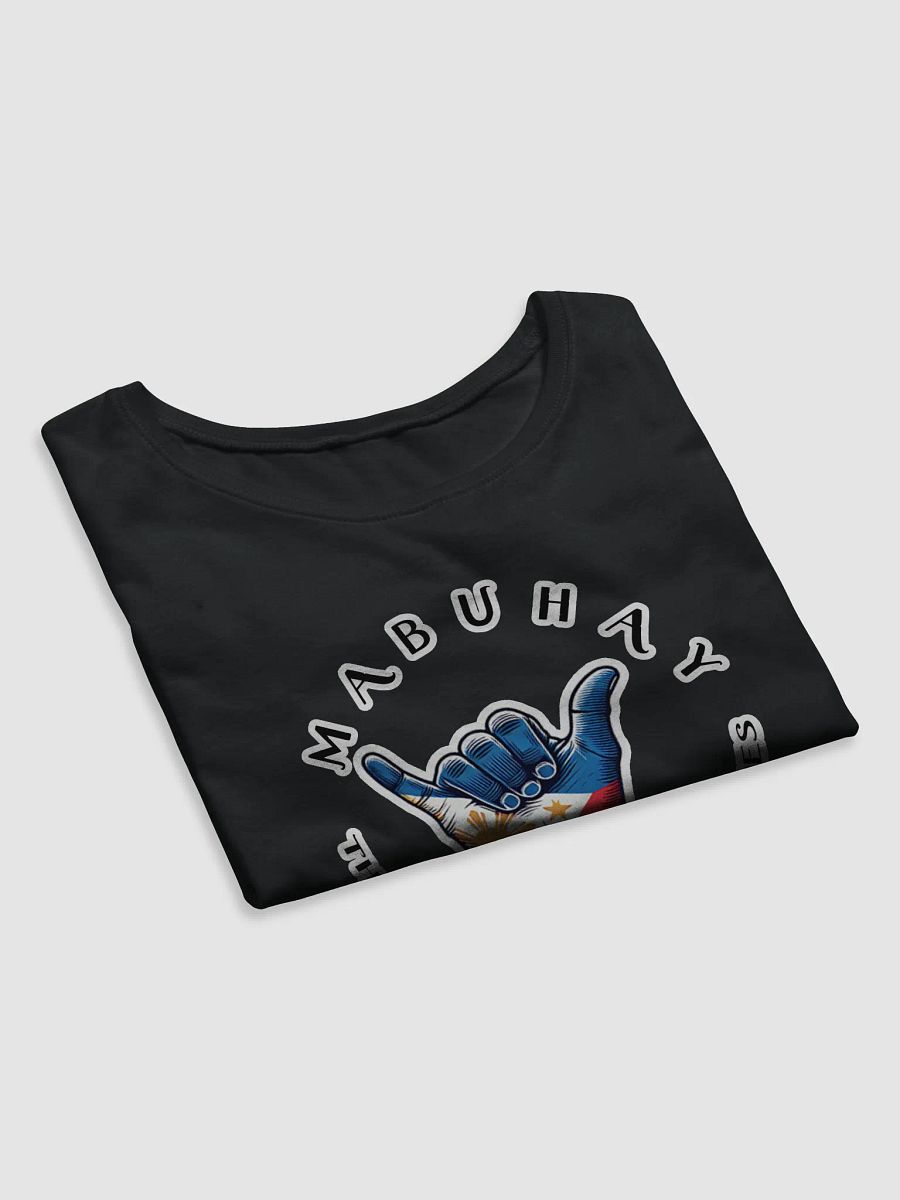 Women's Crop Tee: MABUHAY THE ALOHA OF THE PHILIPPINES - SHAKA HANG LOOSE VIBES FOR YOUR STYLE product image (19)