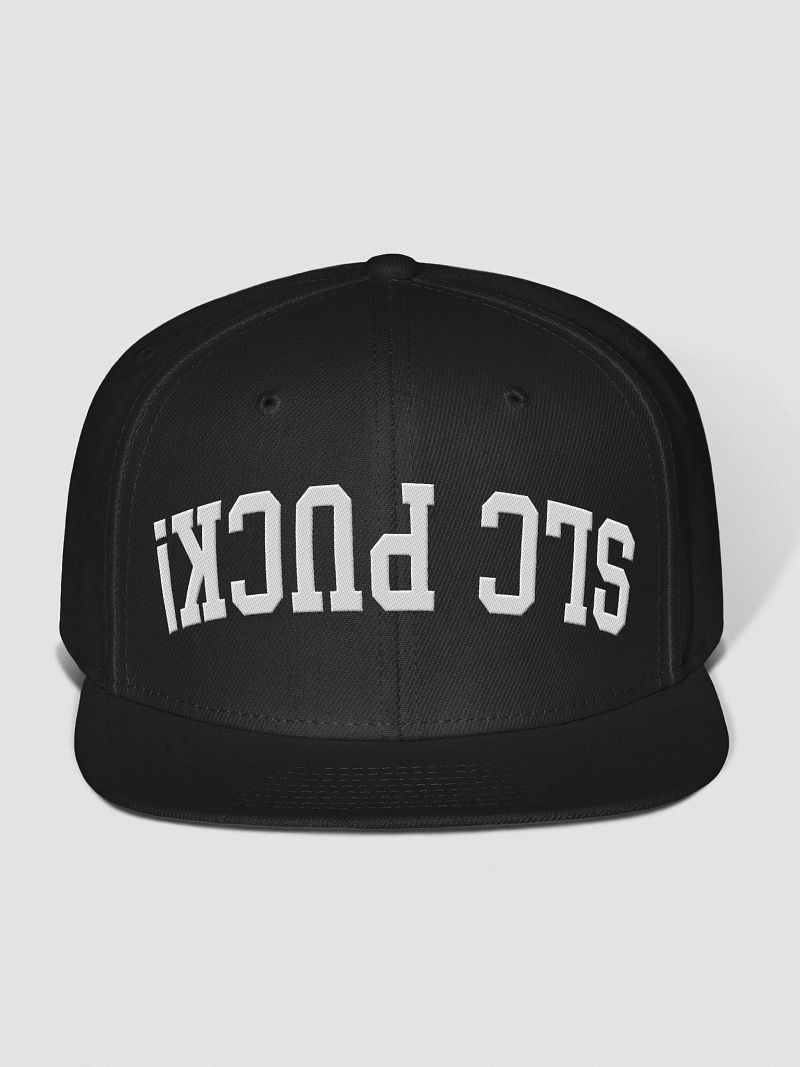 Upside Down Hat - Black on Black