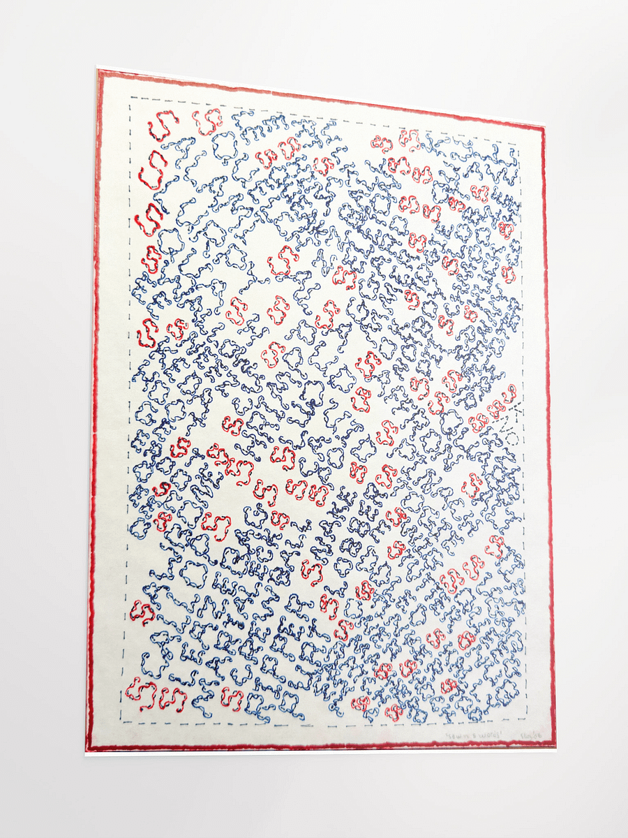 Sewn S Words Poster product image (4)