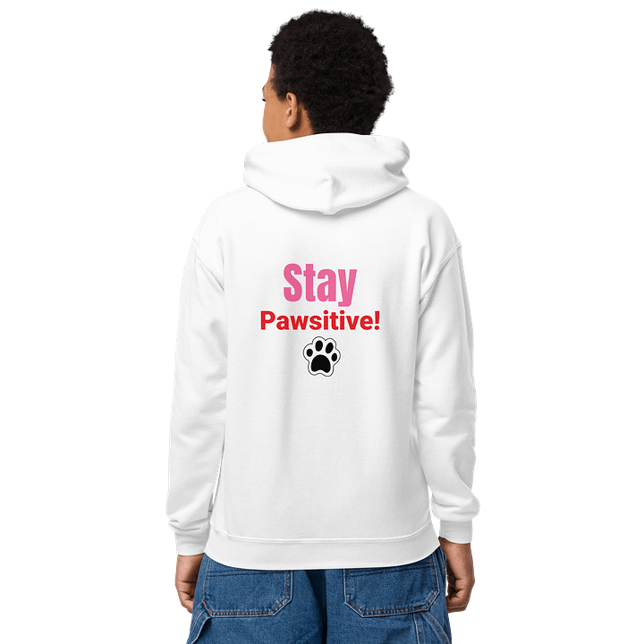 Stay Pawsitive! Cat Stocking Hoodie product image (14)