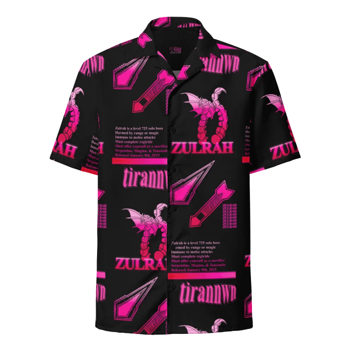 Valentines Zulrah Button Up (Black) product image (1)