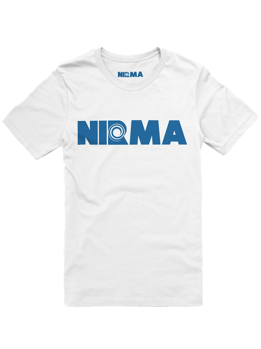 NIRMA Logo Tee – White | Bella + Canvas 3001 product image (1)