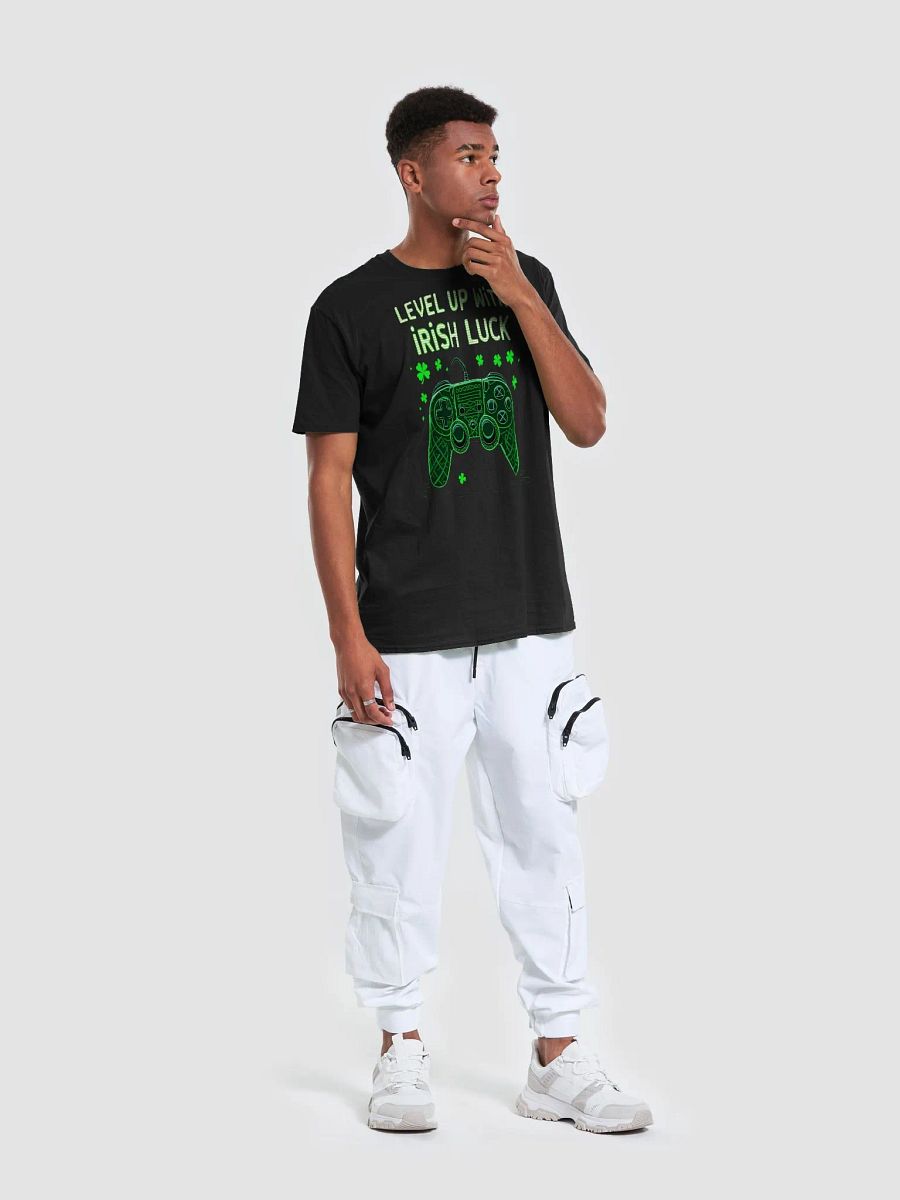 Level Up with Irish Luck | St. Patrick’s Day Gaming T-Shirt for Gamers product image (13)