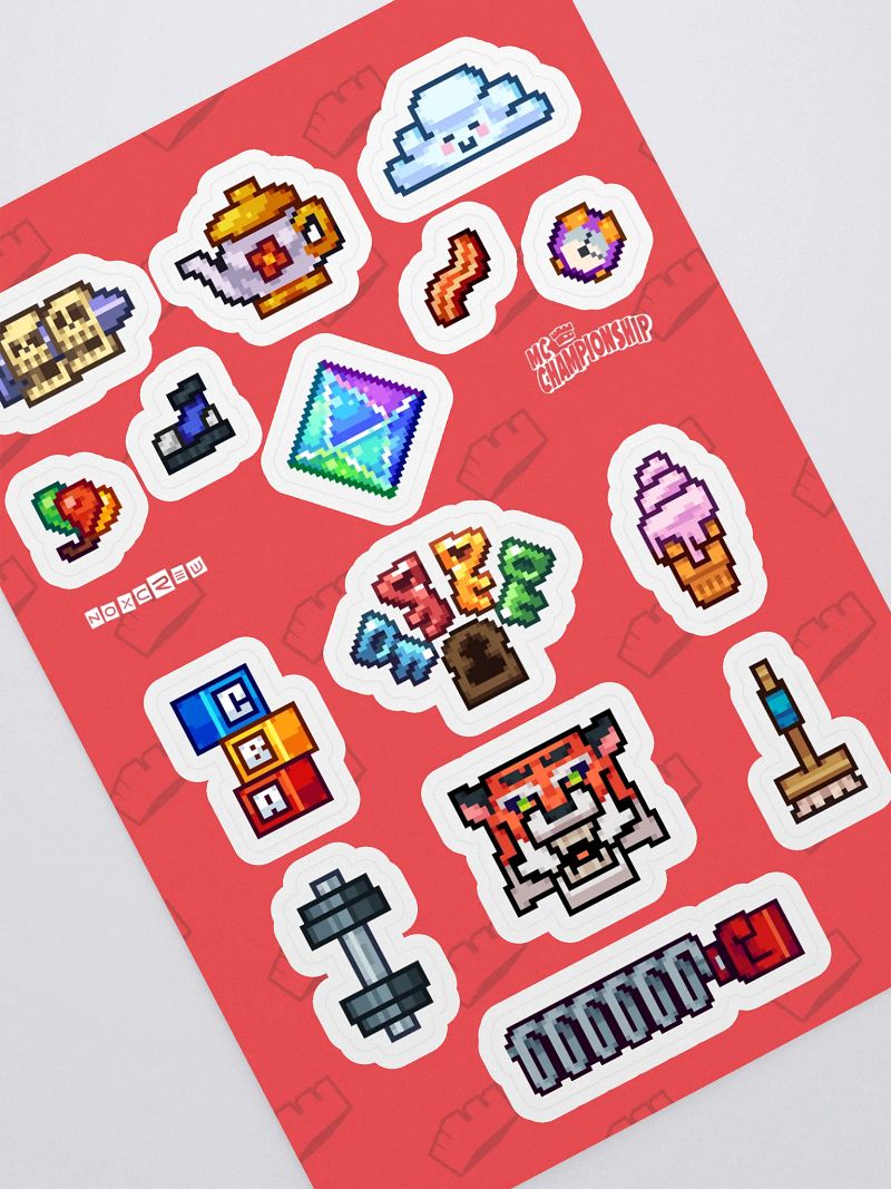 Professional Gamer Sticker Sheet
