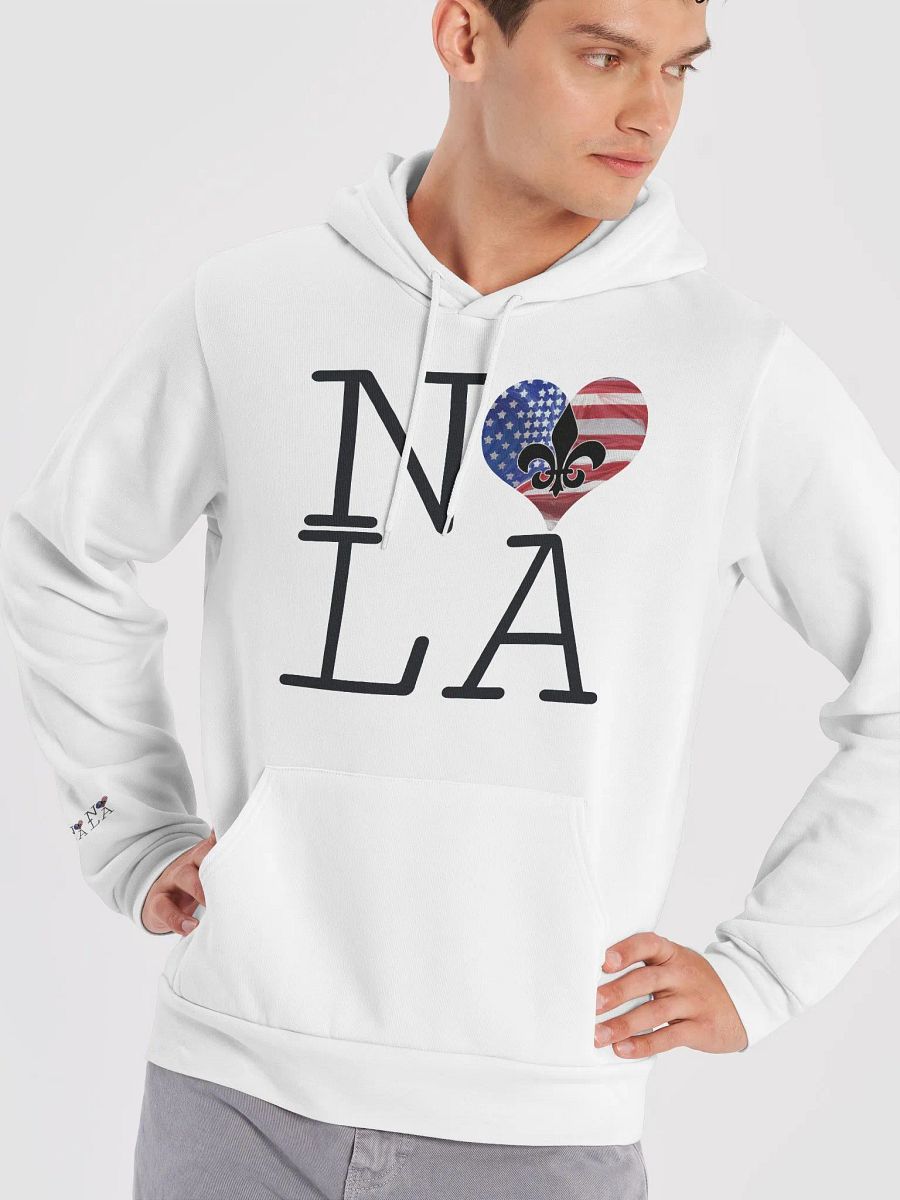 I LOVE NOLA **SUPERSOFT LEGACY HOODIE** (USA HEART LEGACY BACK + SLEEVES) product image (48)
