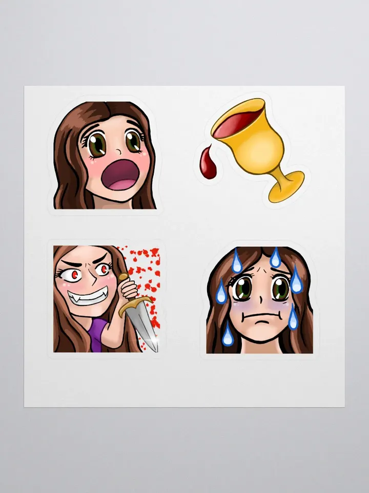 3va Emote sticker sheet 2 product image (1)
