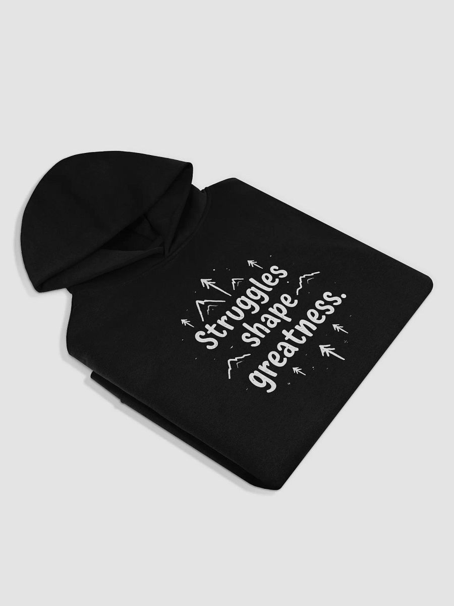 Unlock Your Inner Strength with the  Struggles Shape Greatness  Hoodie – Inspired by the Resilience and Humility of Keanu Reeves product image (4)