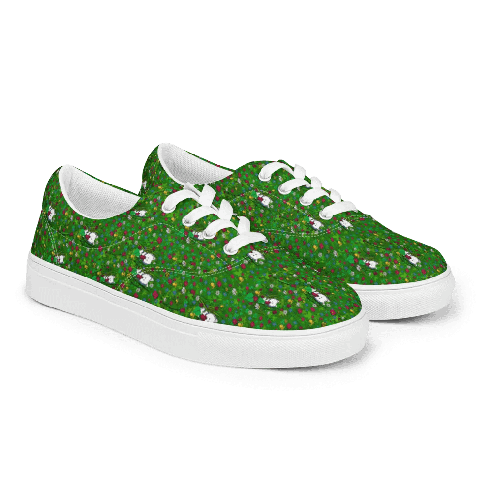 Westie Dog Garden Helper Canvas Sneakers product image (5)