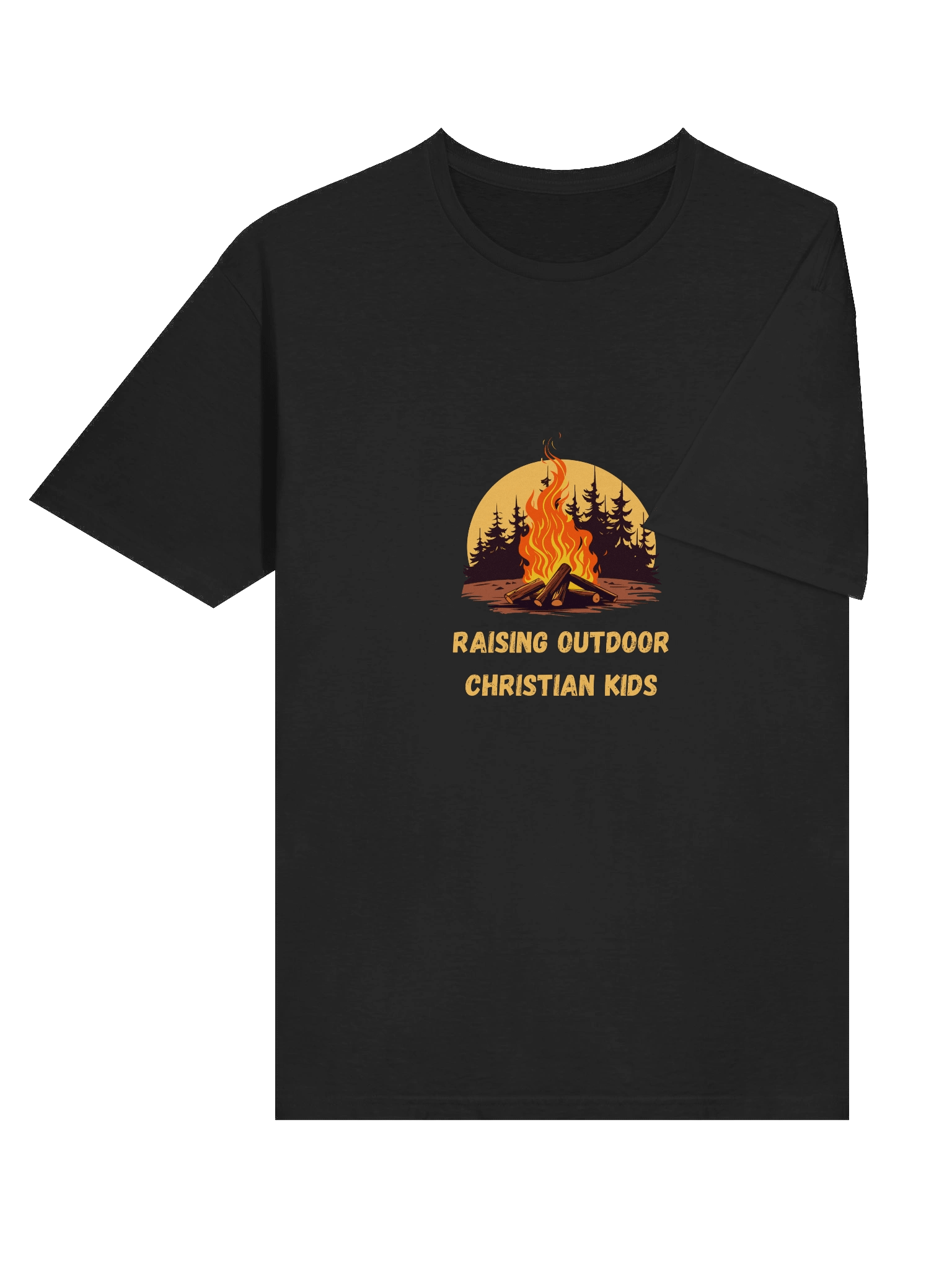 🔥 Raising Outdoor Christian Kids – Campfire Faith Unisex Tee product image (27)