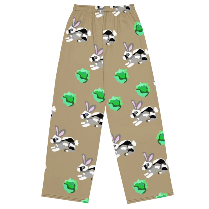 Bunnies Pattern Wideleg Pants product image (1)