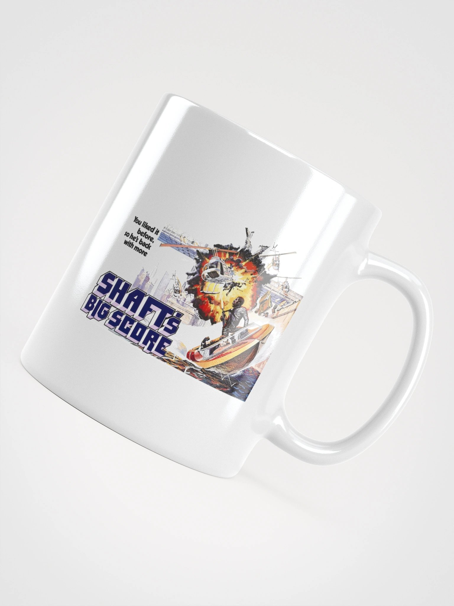 Shaft's Big Score | White Mug product image (7)