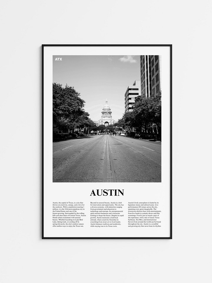 Austin 03 Newspaper Poster product image (1)