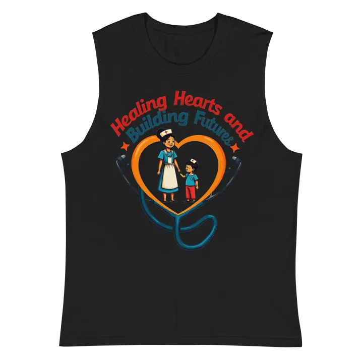 family oriented, Healing Hearts and building future Muscle Tank product image (3)