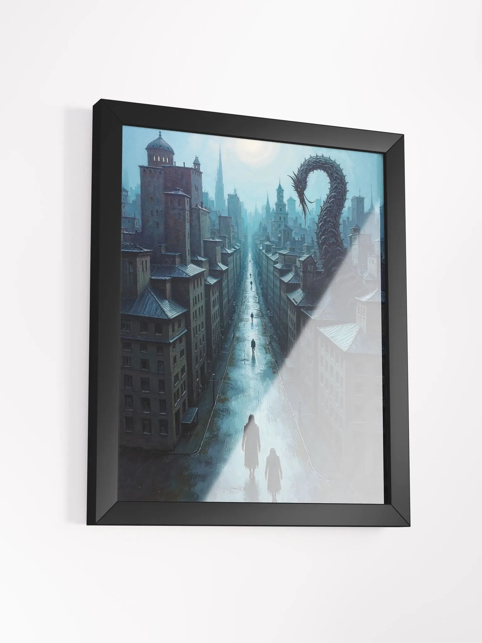 Surreal Metropolis Framed Print product image (17)
