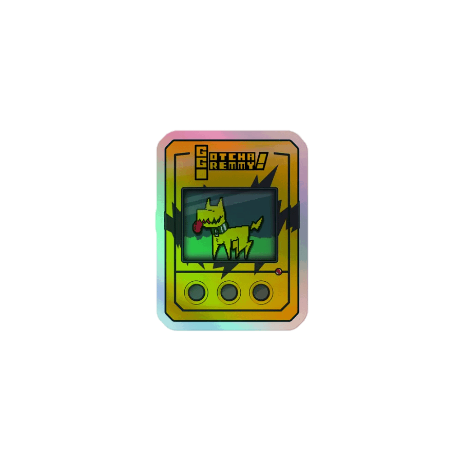 Gotcha Gremmy! [RARE Yellow/Black] - Sticker product image (1)