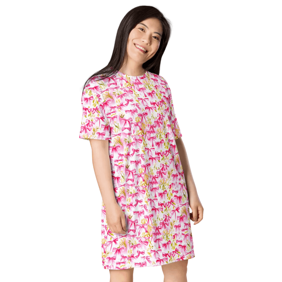 Blossom Bliss All-Over T-Shirt Dress product image (2)