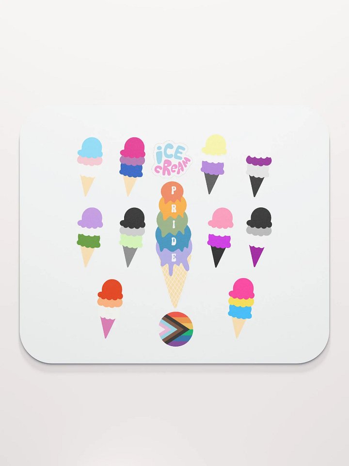 Pride Ice Cream Mouse Pad product image (2)