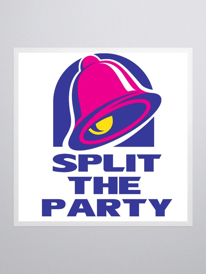 Dividir El Partido - Kiss Cut Parody Logo product image (1)