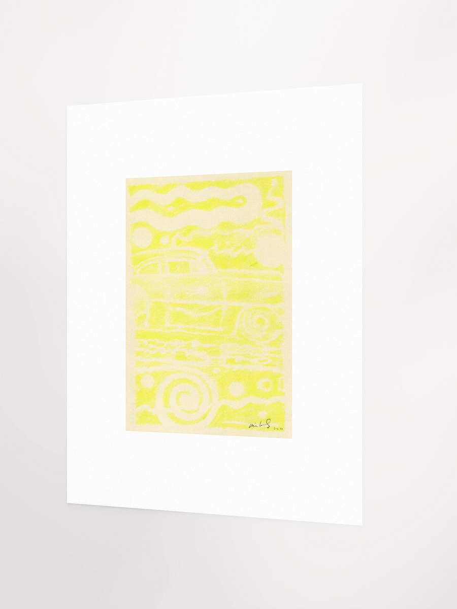Custom Car (yellow) 5.11.91 Print product image (3)