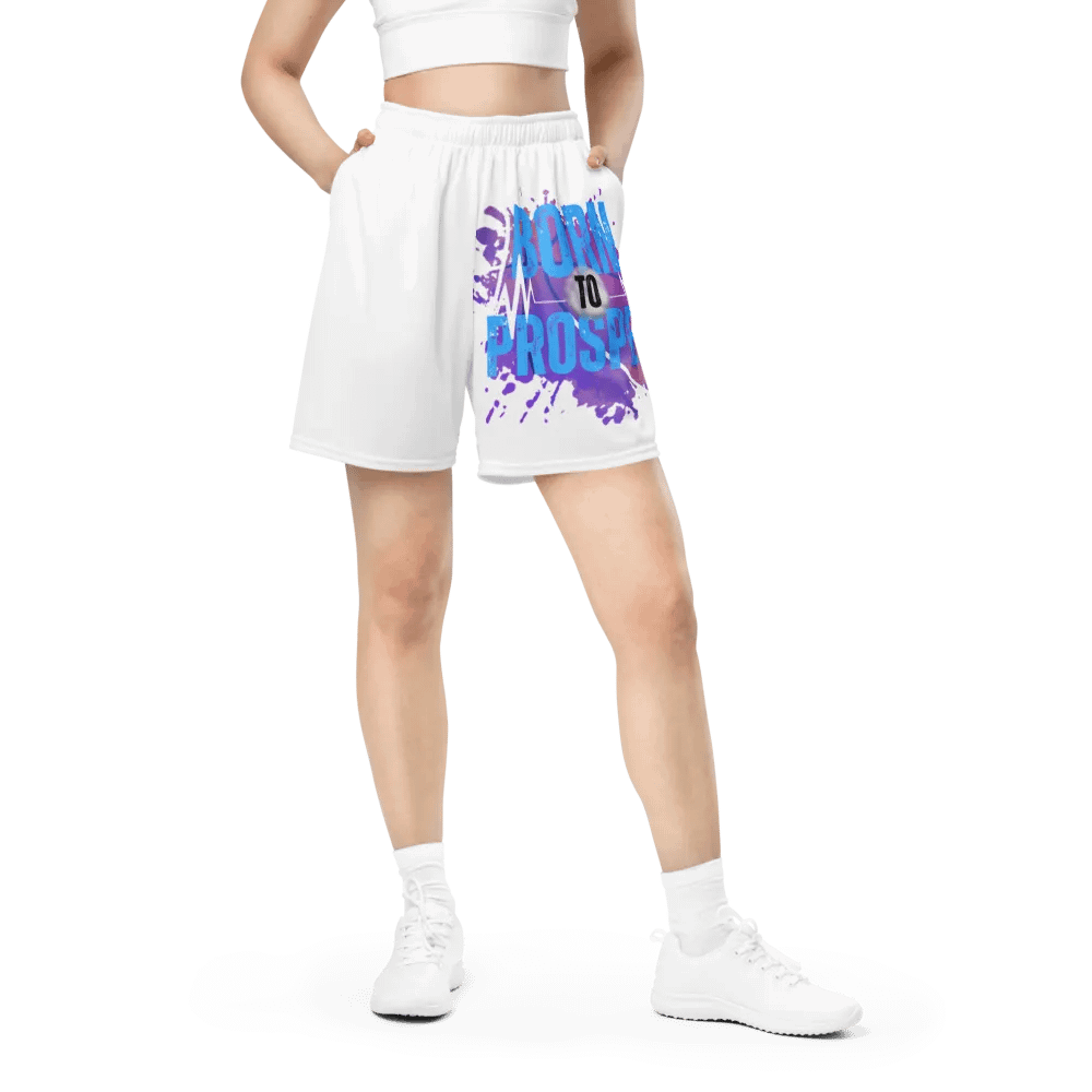 Expressive Born to Prosper Mesh Shorts product image (12)