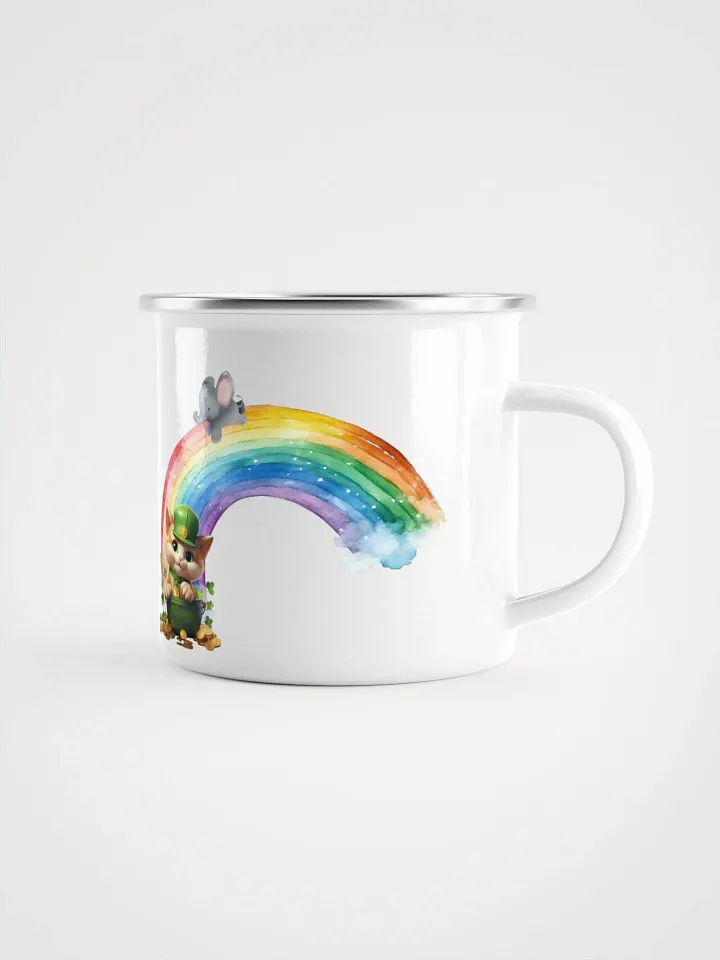 At the End of the Rainbow Enamel Mug | Whimsical Campfire Drinkware product image (2)