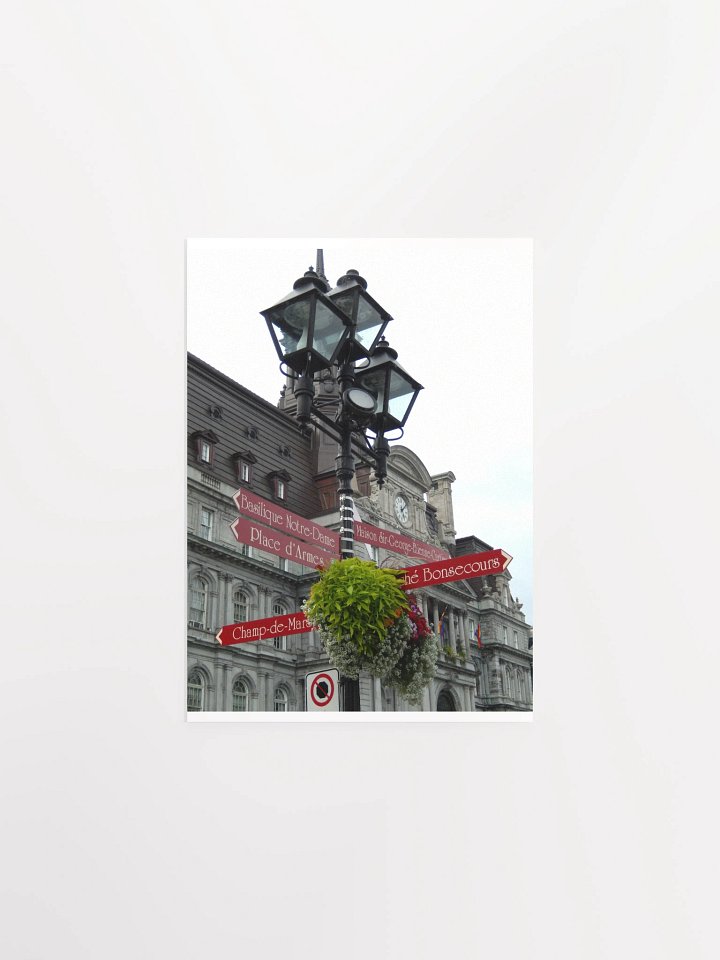 Montreal - Street sign - print/poster product image (1)