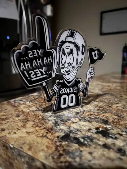 (Limited Stock) The Sickos Committee Beveled #1 Fan Football Acrylic Stand product image (5)