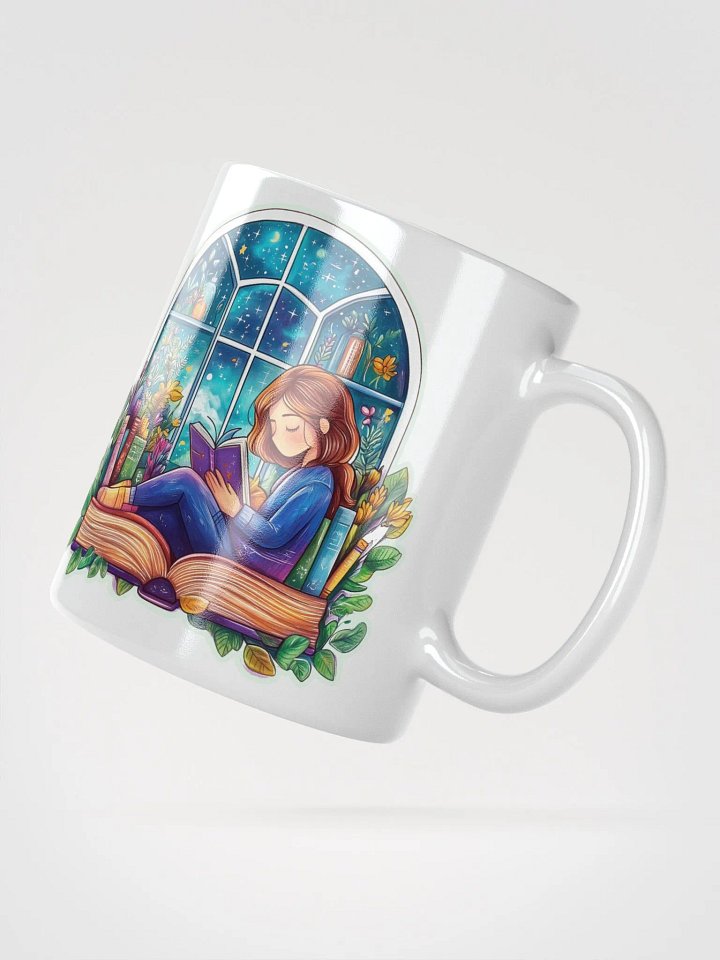 Enchanted Reading Nook White Mug product image (2)