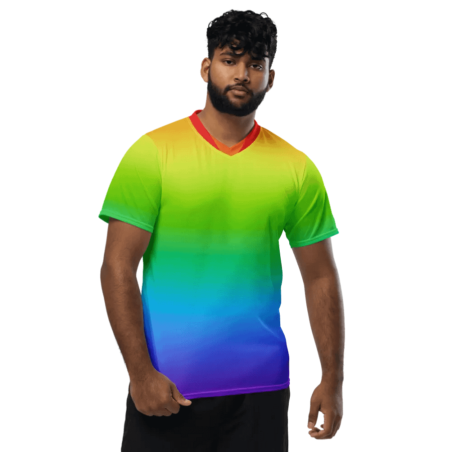 Rainbow Unisex Sport Jersey product image (1)