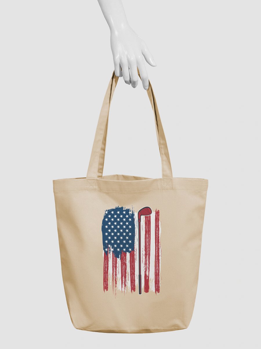 USA Flag Golfing Stars And Stripes Tote Bag product image (3)