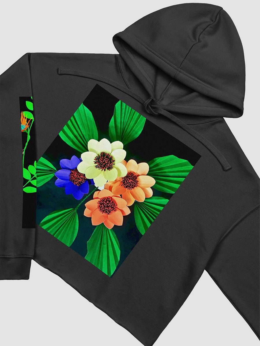 Bella + canvas fleece Crop Hoodie product image (3)