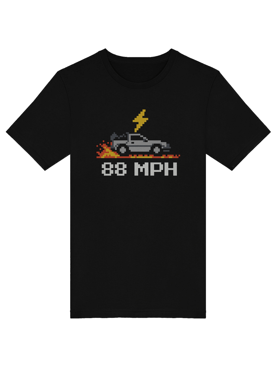 88 MPH T-Shirt – 8-Bit Back to the Future Parody Retro Gaming Tee product image (5)