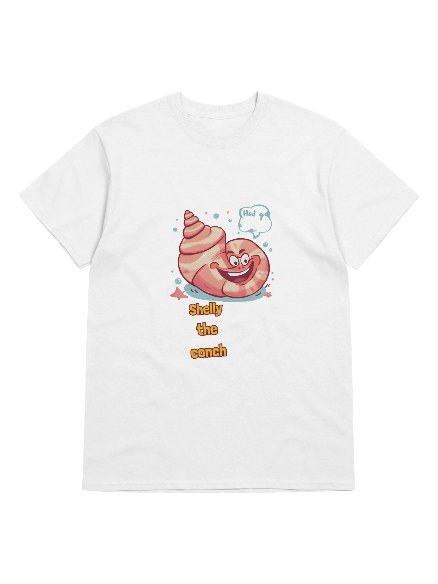 Shelly the Conch Happy T-Shirt product image (5)
