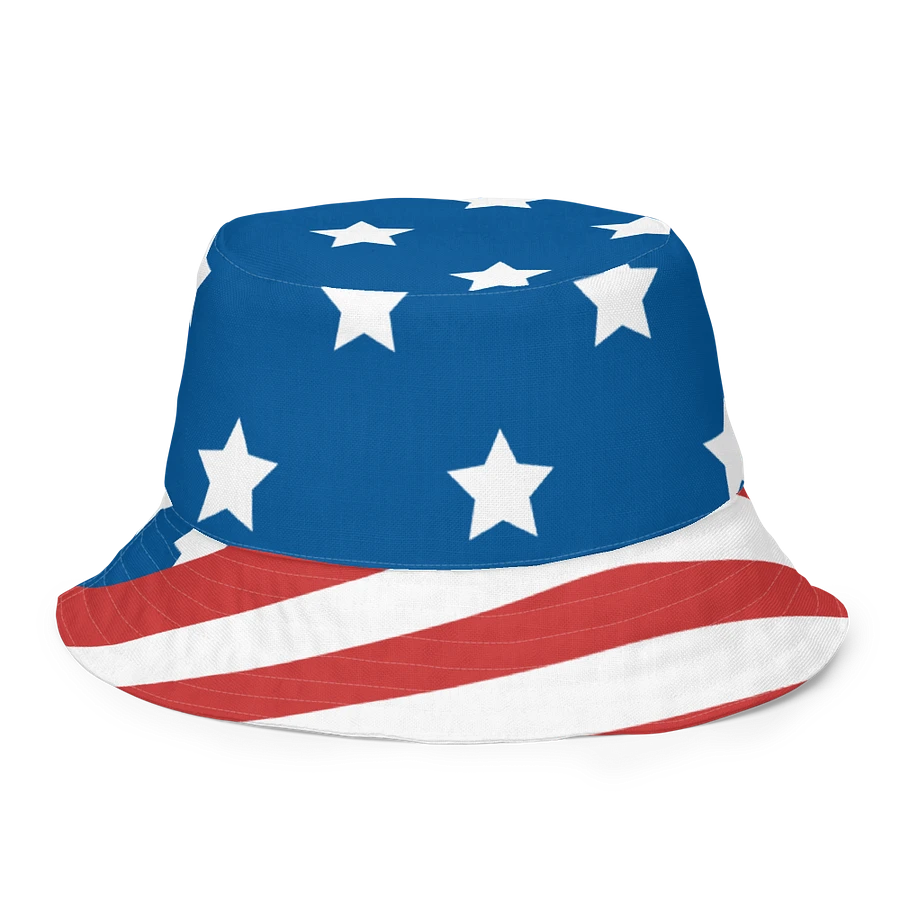 Bacon Strips, & Stars and Stripes Reversible Bucket Hat product image (10)