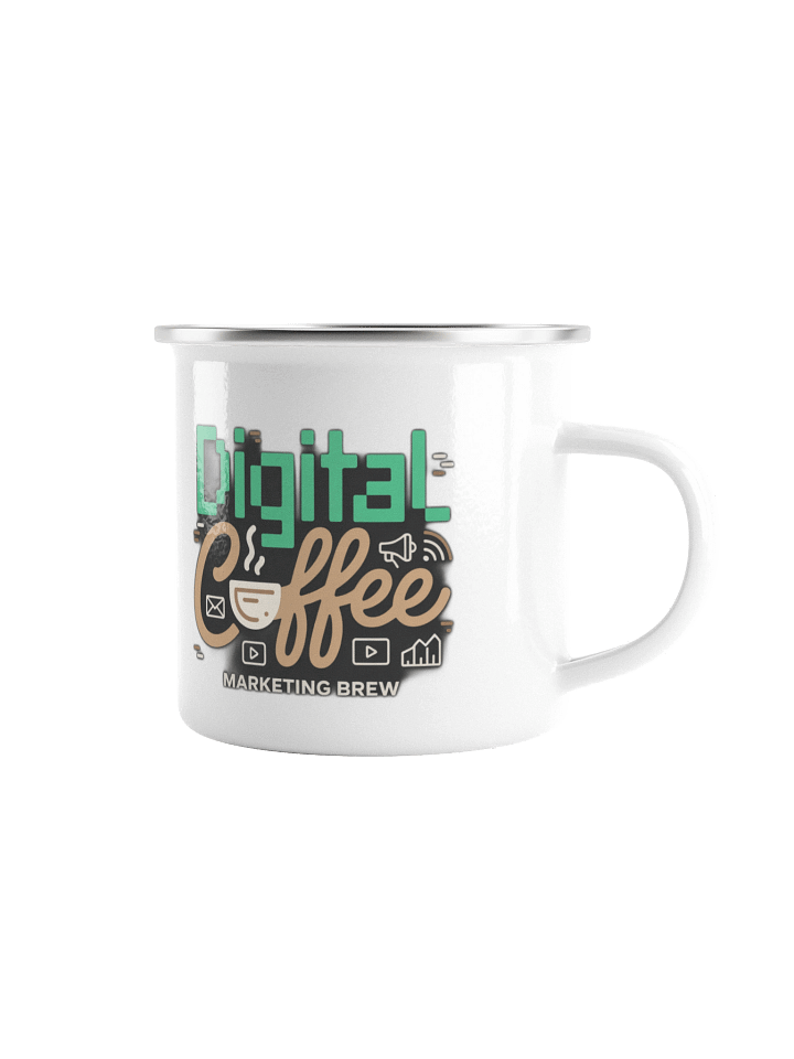 Marketing Brew Enamel Mug product image (1)
