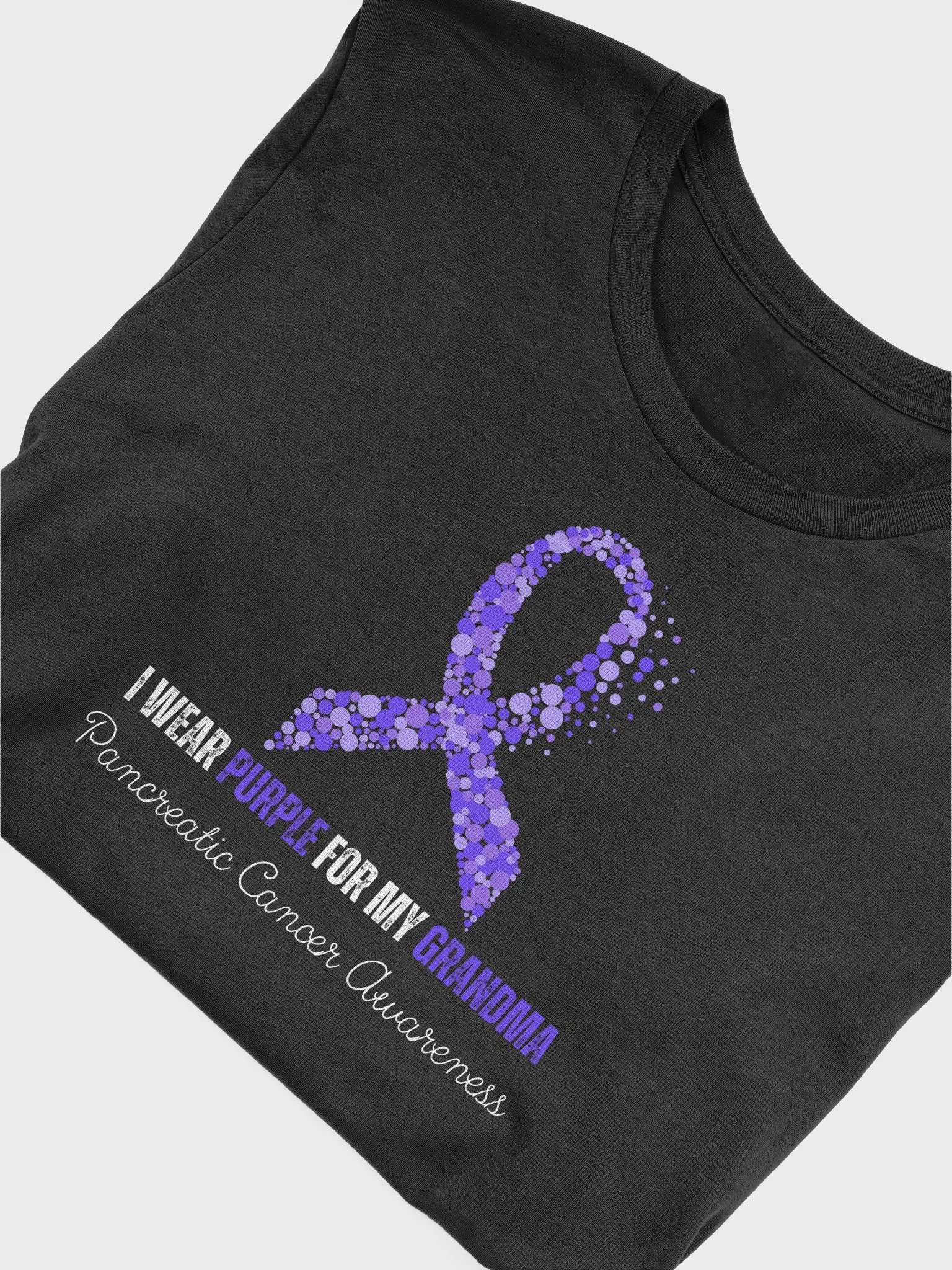 I Wear Purple for My Grandma Pancreatic Cancer Awareness T-Shirt product image (5)