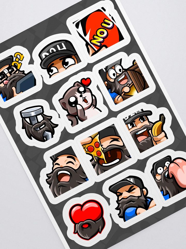 Emote Sticker Sheet. Set 4 product image (2)