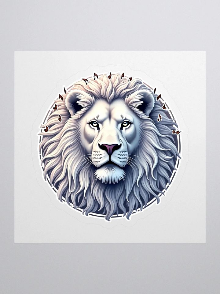 Majestic White Lion Portrait product image (1)